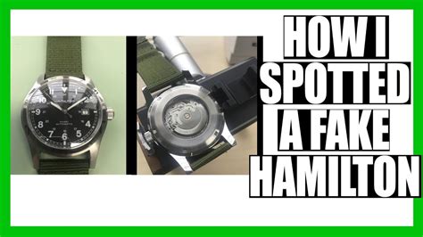 how to spot fake hamilton watch|is my hamilton khaki field fake.